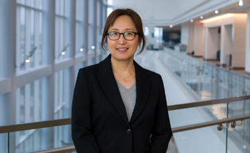 Yunsun Nam, Ph.D. profile photo in lab